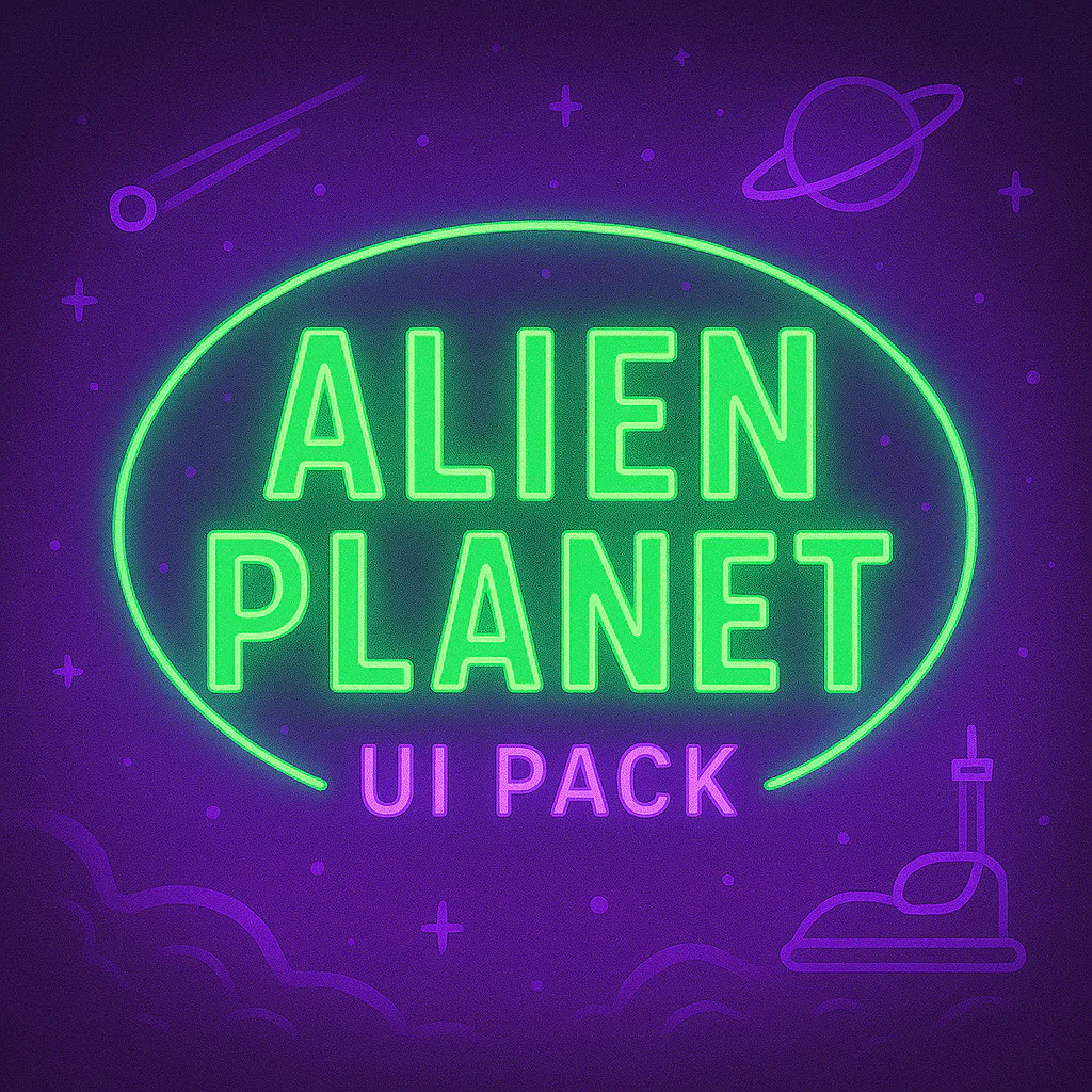 Alien Planet UI Pack product preview